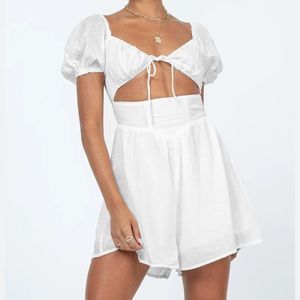 Princess Polly White Caria Mini Dress